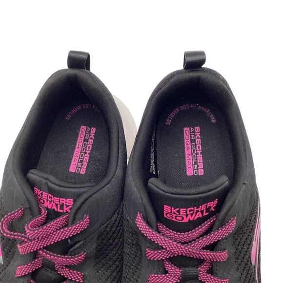 Skechers Women's Go Walk Flex Alani Black Lace-Up Sneakers Size 9 - Picture 4 of 7